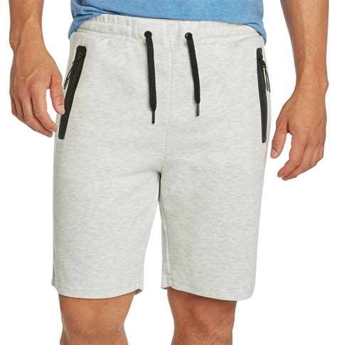 football shorts with zip pockets